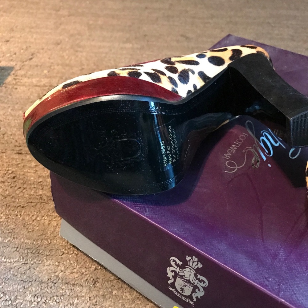 Brand new platform leopard print shoes - Picture 3 of 5